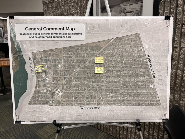 General map of the Mid-City neighborhood of Niagara Falls, NY