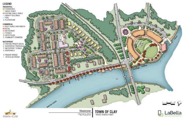A graphical master plan of Clay, NY