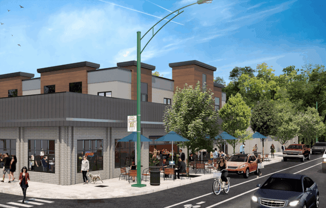 A conceptual rendering of potential development