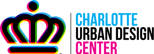 A graphic logo for Charlotte Urban Design Center
